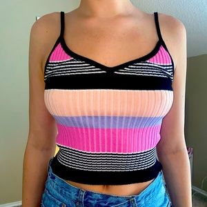 Kendall and Kylie knit tank top